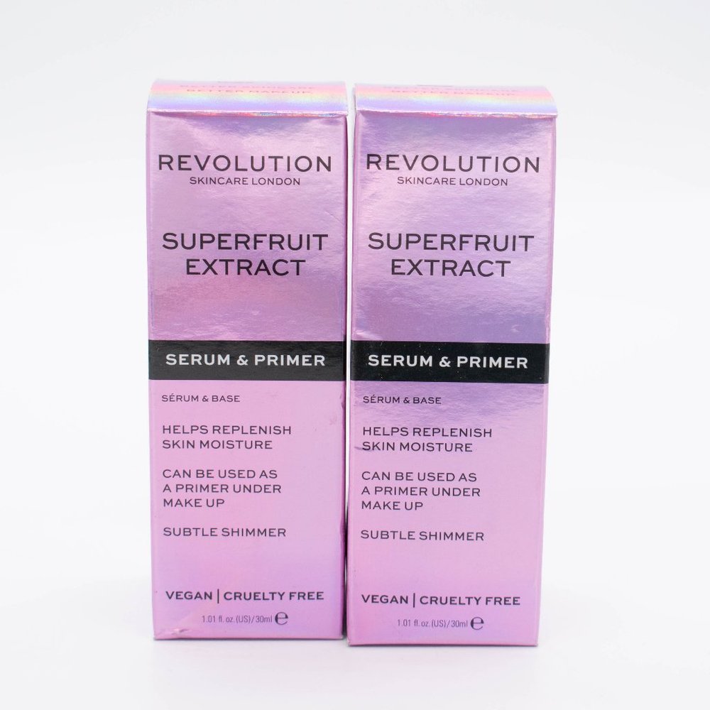2 Revolution Skincare London Superfruit Extract Moisture Shimmer Serum & Primer